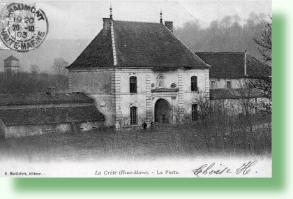 La Crte : Porte de l'Ancienne Abbaye