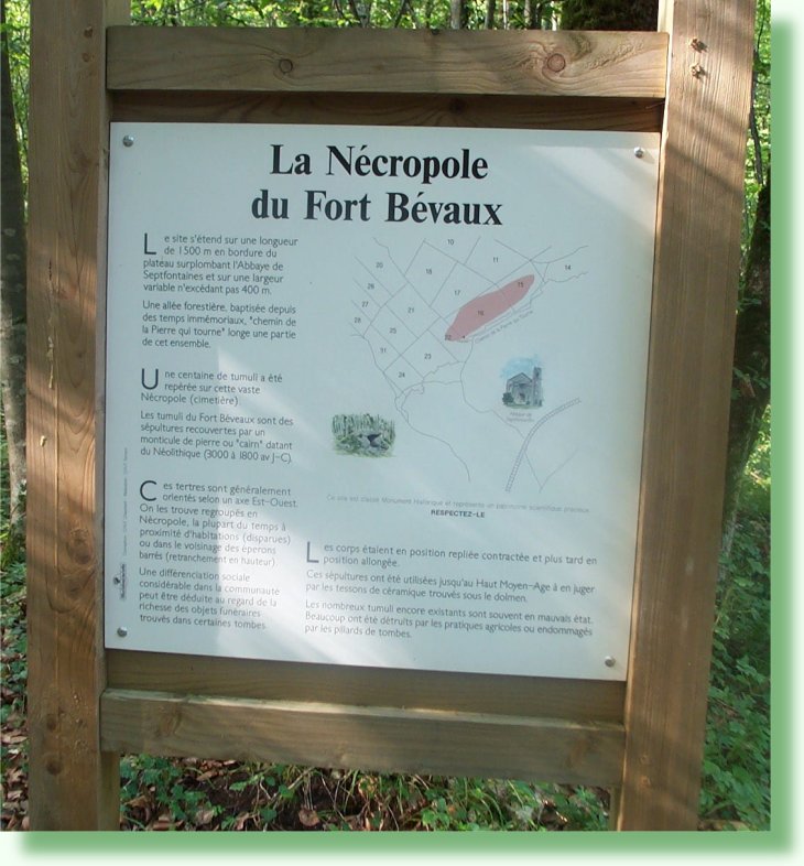 Panneau explicatif Ncropole